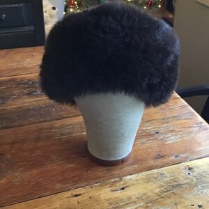 Peruvian Connection Black 100% Alpaca Fur Women’s Hat